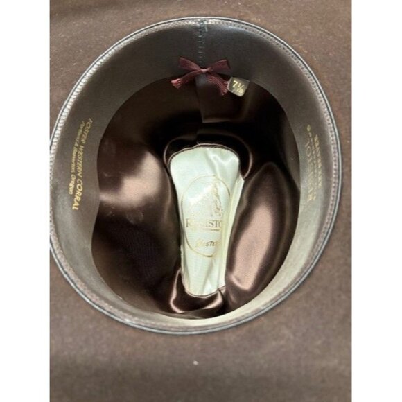 Resistol 7 1/8 XX Beaver Felt Cowboy Hat Western Style Brown - Picture 9 of 9